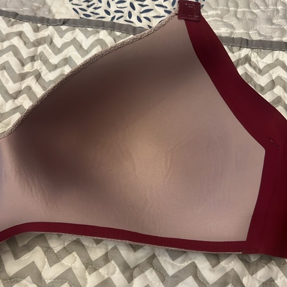Lace Knix Wing Woman sz 8++ (40-42 G/H) wine and light mauve purple Bra - Picture 8 of 9
